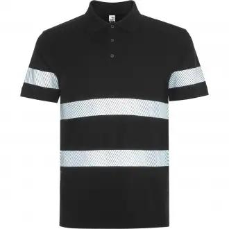 FORAN - Polo shirt with high-visibility reflective stripes