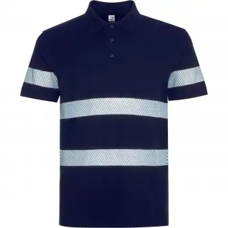 FORAN - Polo shirt with high-visibility reflective stripes