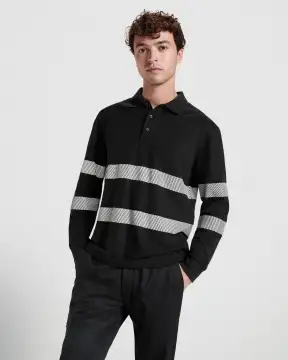 FORAN L/S - Long-sleeved polo shirt with high-visibility reflective stripes