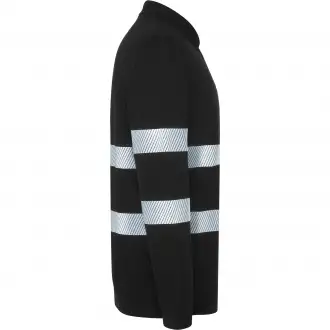 FORAN L/S - Long-sleeved polo shirt with high-visibility reflective stripes