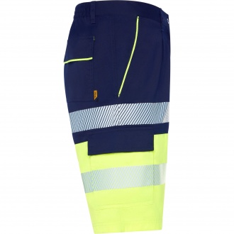 LADA - Dwukolorowe krótkie spodenki robocze o wysokiej widoczności