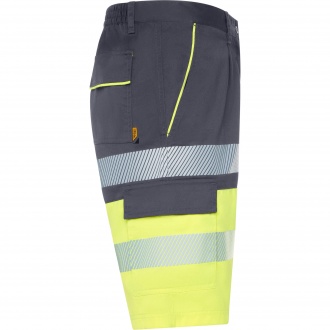 LADA - Dwukolorowe krótkie spodenki robocze o wysokiej widoczności