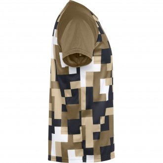 VENTOR - Koszulka techniczna unisex 150 g/m² z geometrycznym wzorem