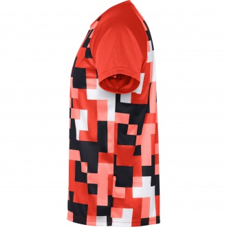 VENTOR - Koszulka techniczna unisex 150 g/m² z geometrycznym wzorem