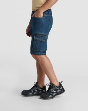 NIVUS - Krótkie dżinsowe spodenki robocze