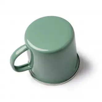CARDIF - Retro-style metal enamel mug with a capacity of 380 ml