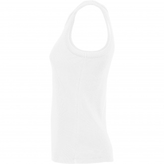 DRIBE - Damska prążkowana koszulka na ramiączkach (220 g/m², 95% bawełna)