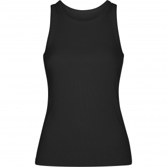 DRIBE - Damska prążkowana koszulka na ramiączkach (220 g/m², 95% bawełna)