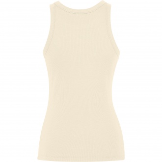 DRIBE - Damska prążkowana koszulka na ramiączkach (220 g/m², 95% bawełna)