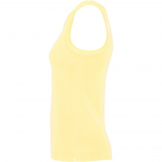 DRIBE - Damska prążkowana koszulka na ramiączkach (220 g/m², 95% bawełna)