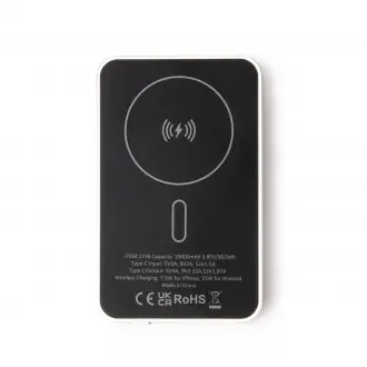 VATUM - Powerbank with wireless charging and battery level display screen, 10,000 mAh.
