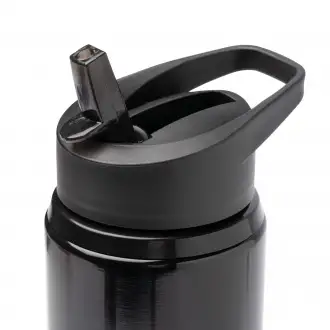 TATLON - Butelka ze stali nierdzewnej z recyklingu ze słomką i uchwytem , 700ml