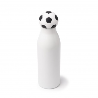 FAFIK - Steel bottle with ball-shaped cap, 550 ml