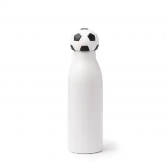 FAFIK - Butelka ze stali z zakrętką w kształcie piłki, 550ml