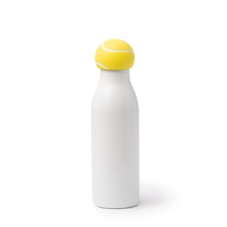 FAFIK - Steel bottle with ball-shaped cap, 550 ml