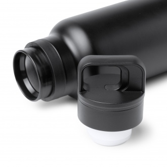 BITMAN - Double-walled bottle made of recycled stainless steel with a handle, 750 ml