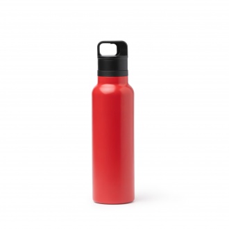 BITMAN - Double-walled bottle made of recycled stainless steel with a handle, 750 ml