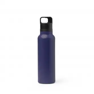 BITMAN - Butelka z podwójnymi ściankami ze stali nierdzewnej z recyklingu i uchytem, 750ml
