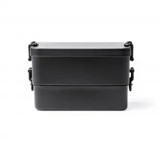 KADY - PP lunch box with separate compartments and cutlery included