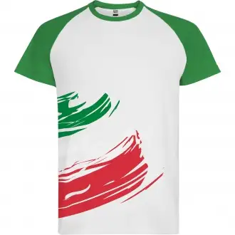 FORZA - Polyester T-shirt (190 g/m²) with flag design