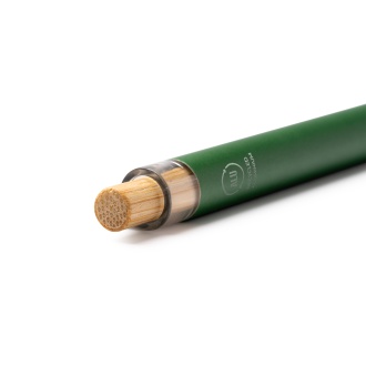 TANSA - Pen made of recycled aluminum with bamboo button