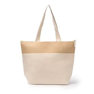 MOREA - Cotton and jute bag with an insulated interior