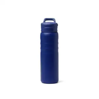 TUXLEY - Butelka z podwójnymi ściankami ze stali nierdzewnej z recyklingu, słomka i uchwyt, 710ml