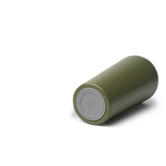 FOLNER - Kubek termiczny ze stali nierdzewnej z recyklingu, ze słomką i paskiem do przenoszenia, 500ml