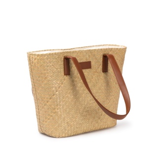 MIYAKO - Torba z bawełny i słomy