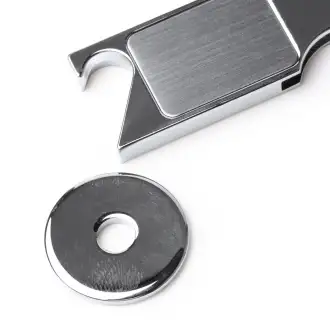 LIBOK - Metal keychain with a shopping cart token