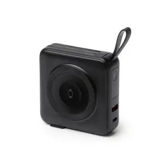 FREMONT - Powerbank bezprzewodowy (3w1) z kablem i adapterami do ładowania, 10 000 mAh