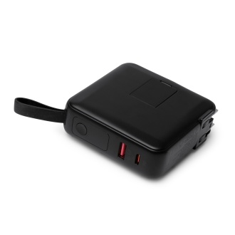 FREMONT - Wireless Power Bank (3-in-1) with Cable and Charging Adapters, 10,000 mAh