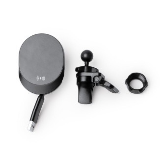 BRAVEK - Magnetic car mount with wireless charger