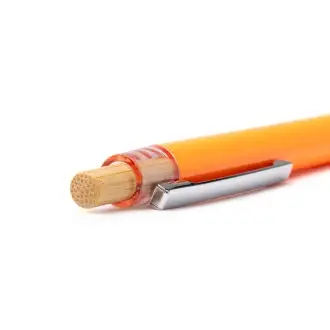 DIKEN - Ballpoint pen with a body made from recycled ABS and a bamboo click mechanism