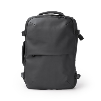 SOPLEX - PU leather backpack with vacuum compression (pump included)