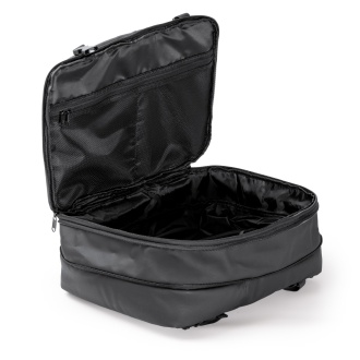 SOPLEX - PU leather backpack with vacuum compression (pump included)