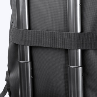 SOPLEX - PU leather backpack with vacuum compression (pump included)
