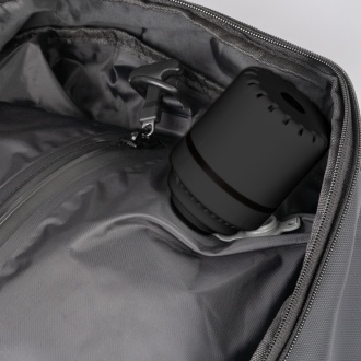 SOPLEX - PU leather backpack with vacuum compression (pump included)