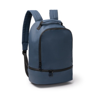 DERICK - PU leather backpack with a shoe compartment
