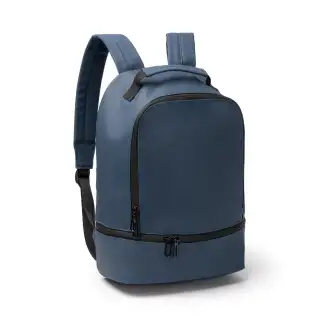 DERICK - PU leather backpack with a shoe compartment