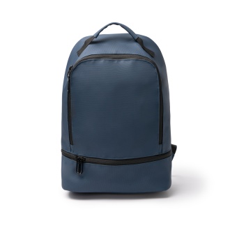 DERICK - PU leather backpack with a shoe compartment