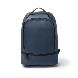 DERICK - PU leather backpack with a shoe compartment
