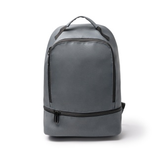 DERICK - PU leather backpack with a shoe compartment