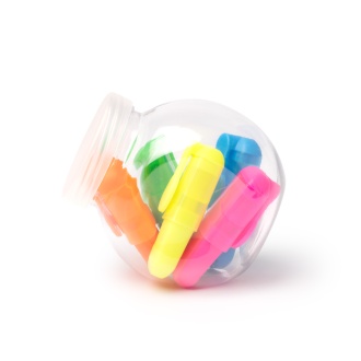 CALVER - Zestaw 5 markerów w przezroczystym pojemniku