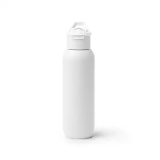 BULGON - Butelka termiczna ze stali nierdzewnej z recyklingu, uchwyt i słomka, 500ml