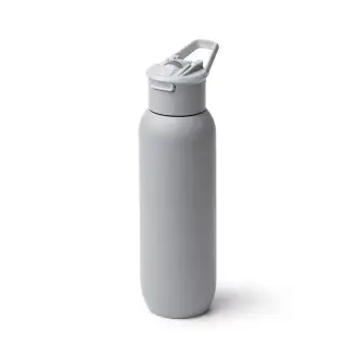 BULGON - Butelka termiczna ze stali nierdzewnej z recyklingu, uchwyt i słomka, 500ml