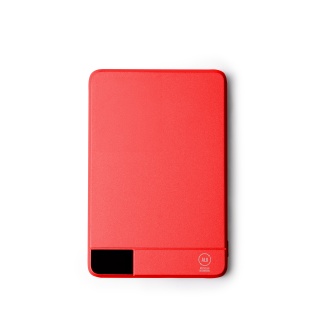 PROMAX - Powerbank (5000mAh) z ładowaniem bezprzewodowym i pierścieniem magnetycznym, korpus z aluminium z recyklingu