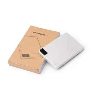 PROMAX - Powerbank (5000mAh) z ładowaniem bezprzewodowym i pierścieniem magnetycznym, korpus z aluminium z recyklingu