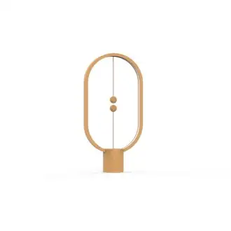 Heng Balance Lamp Ellipse Wood - Lampa z lewitującym włącznikiem