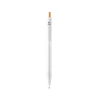 Kiki - A ballpoint pen made of recycled ABS plastic with a bamboo button.